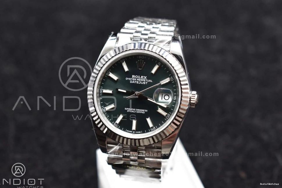 405 Dial 41 GoodFit Edition Steel Best 1:1 Clean 904L Green on Stick 126334 Jubilee Bracelet VR DateJust 1219